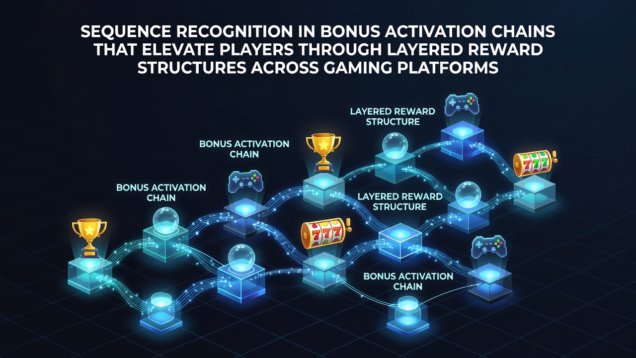 Darstellung von Bonusaktivierungsketten und gestaffelten Belohnungssystemen auf Gaming-Plattformen